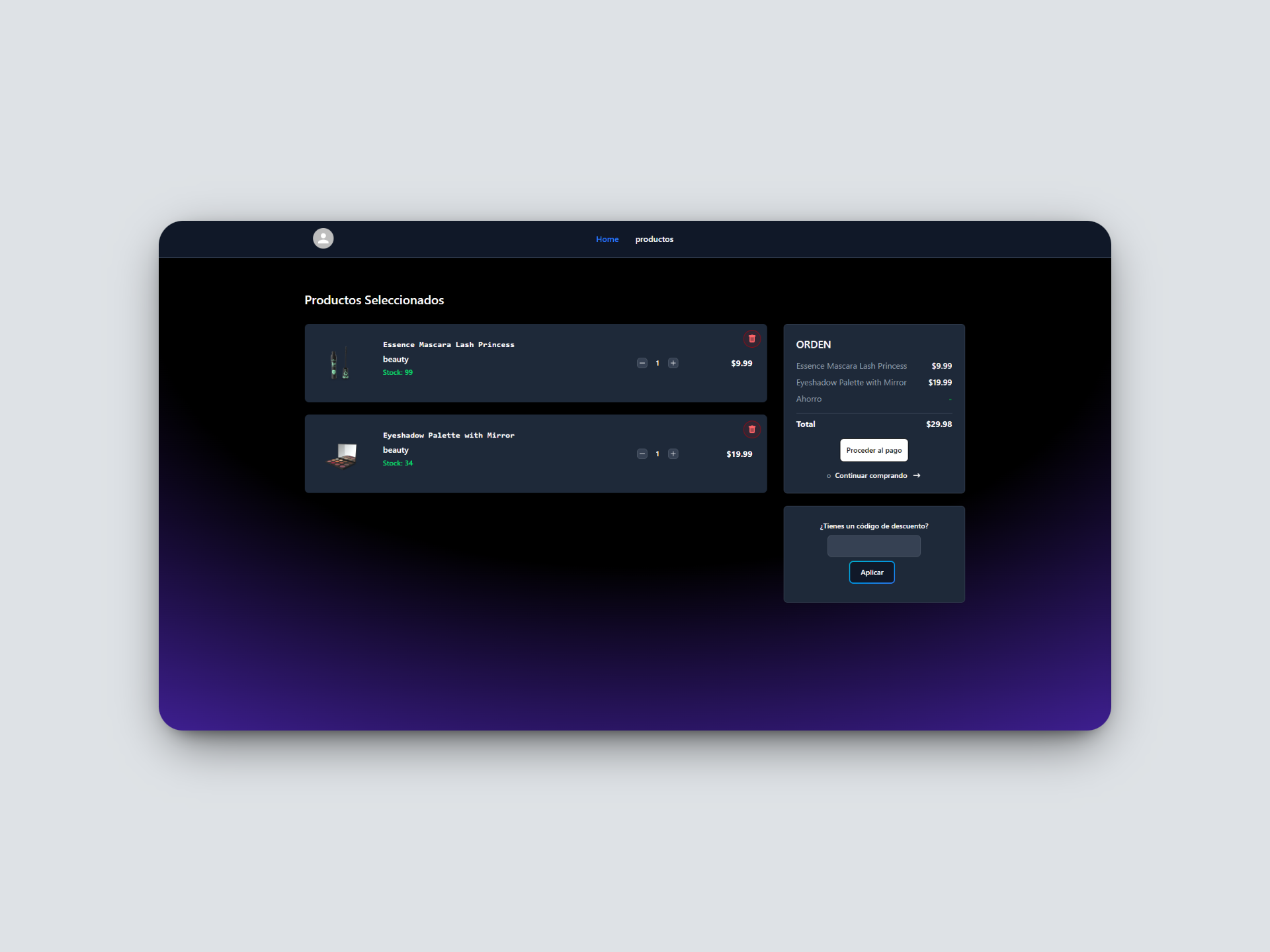 E-commerce Full Stack